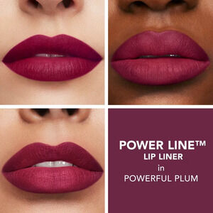 Buxom Power Line Plumping Lip Liner Powerful Plum 0.011oz New Sealed Makeup